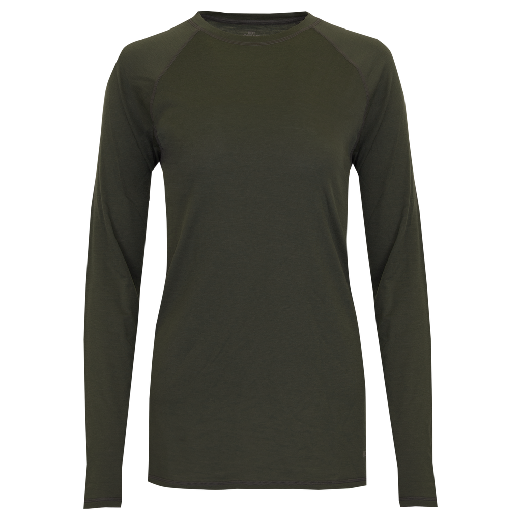 Women's Merino Crew#color_od-green