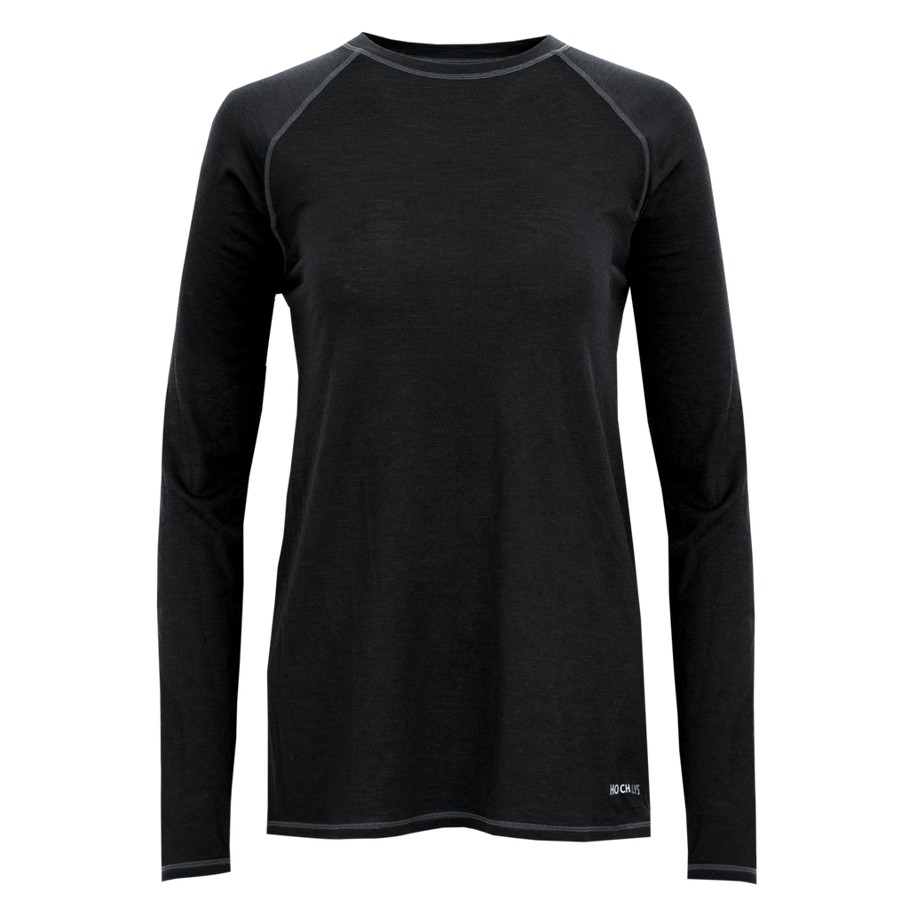 Women's Merino Crew#color_black