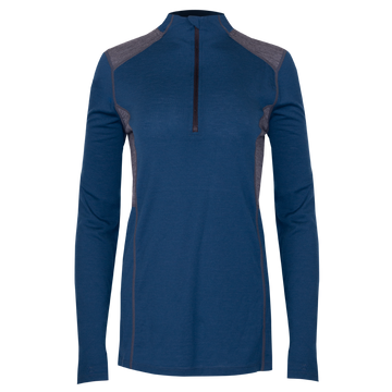 Women's Merino Zip-T#color_nightfall-grey-heather