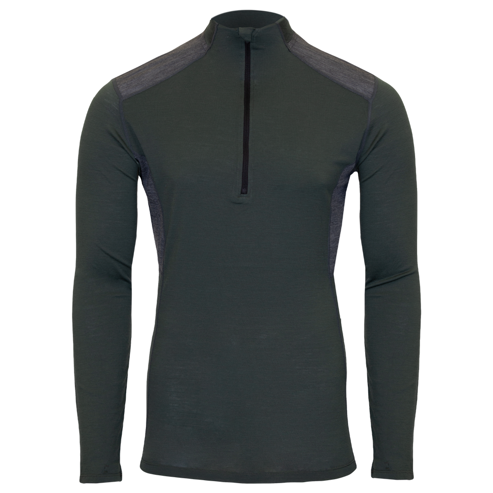 Men's Merino Zip-T#color_od-green-grey-heather