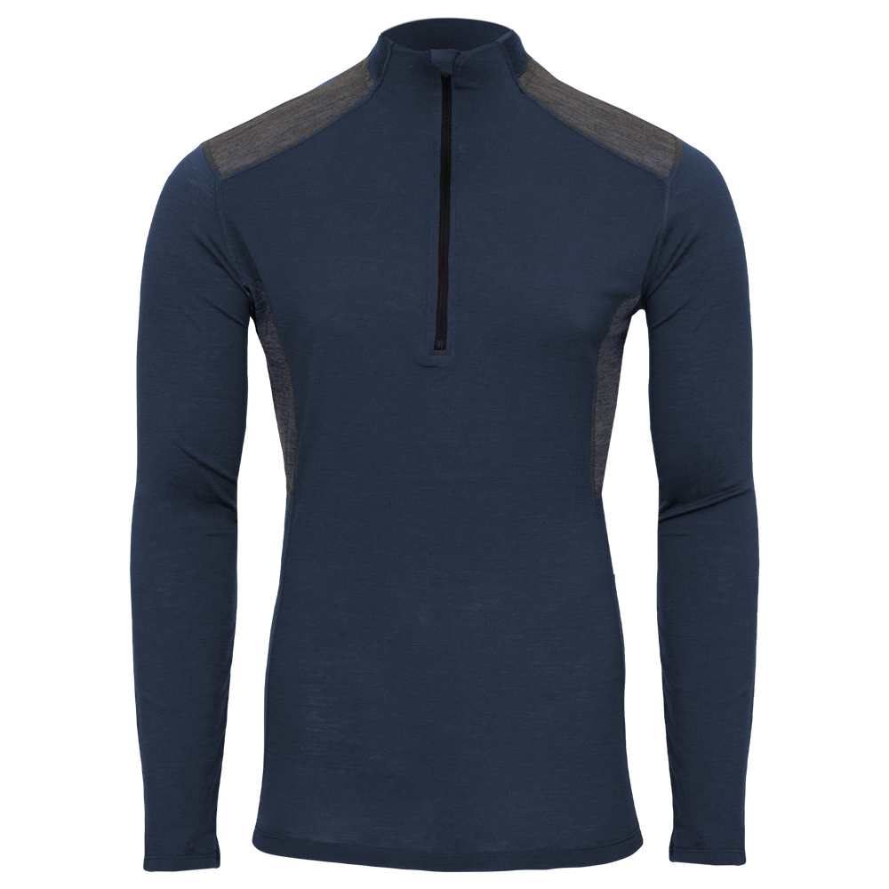 Men's Merino Zip-T#color_nightfall-grey-heather