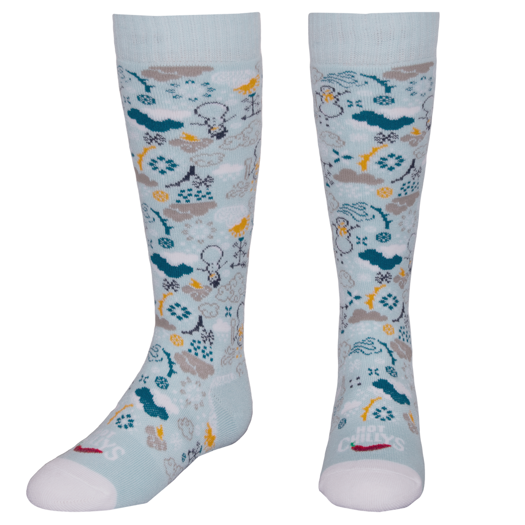 Hot Chillys Youth Mid Volume Sock - Science of Weather