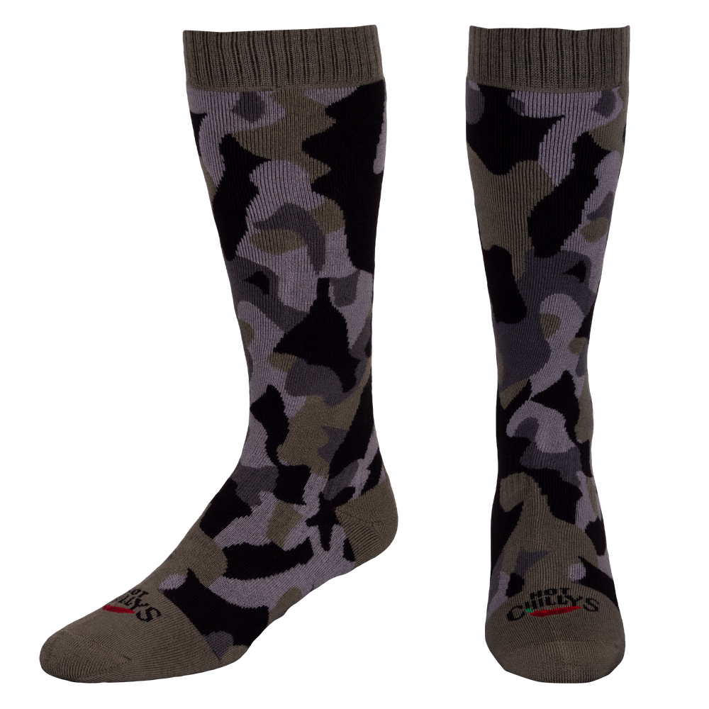 Men's Mid Volume Sock - Textured Camo