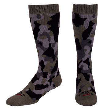 Hot Chillys Men's Mid Volume Sock - Textured Camo