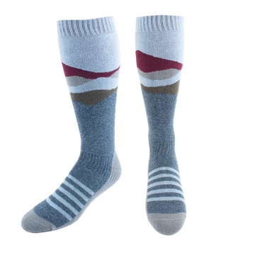 Hot Chillys Men's Mid Volume Sock - Mountain Range