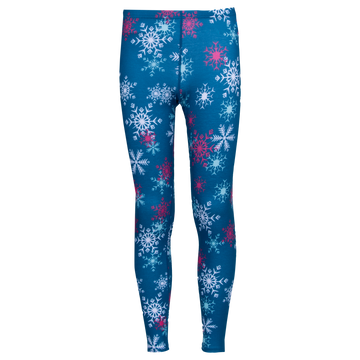 Hot Chillys Youth Originals Print Tight - Aerial Snowflake