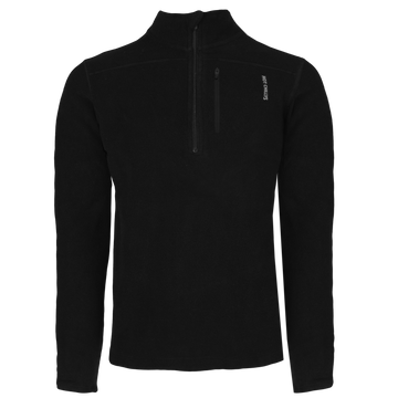 Men's La Montaña Fleece Zip T - Hot Chillys#color_black-black