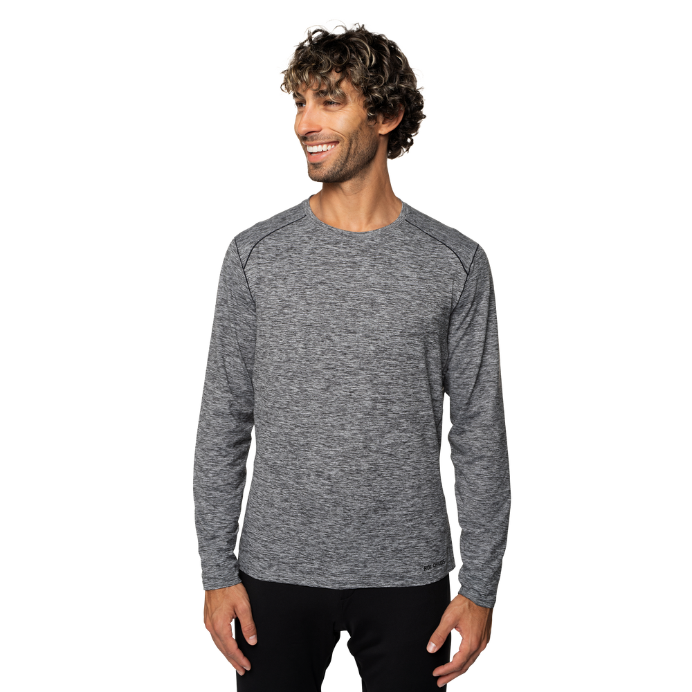 
                      
                        Men's Clima-Tek Crewneck - Hot Chillys#color_grey-heather
                      
                    