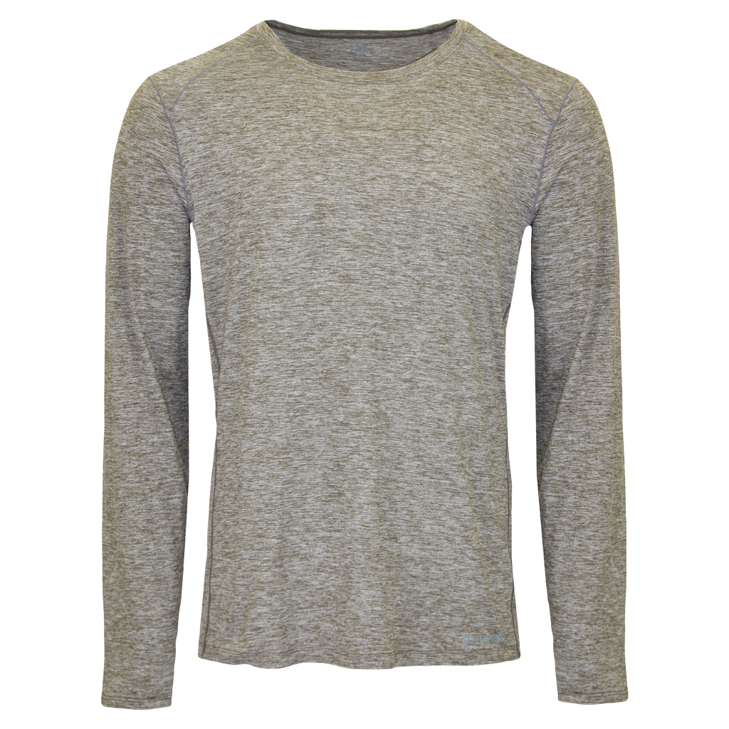 Men's Clima-Tek Crewneck - Hot Chillys#color_od-heather