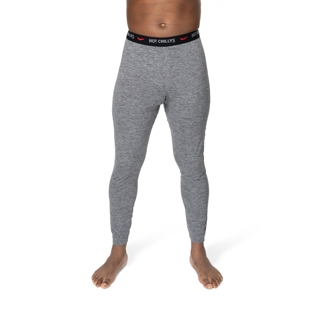 Hot Chillys Men's Clima-Tek Bottom - Grey Heather