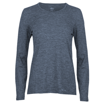 Hot Chillys Women's Clima-Tek Crewneck - Nightfall Heather