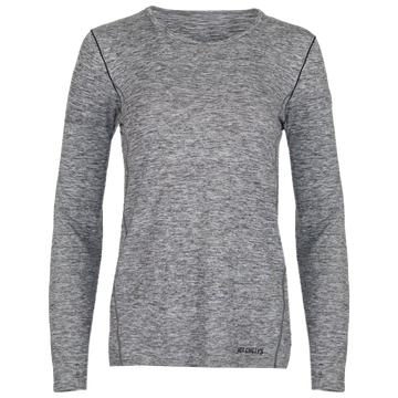 Women's Clima-Tek Crewneck - Hot Chillys#color_grey-heather