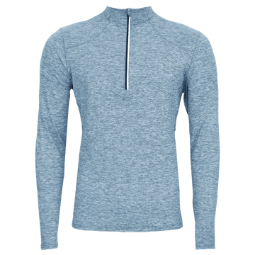 Men's Clima-Tek Zip-T - Hot Chillys#color_ashley-blue-heather