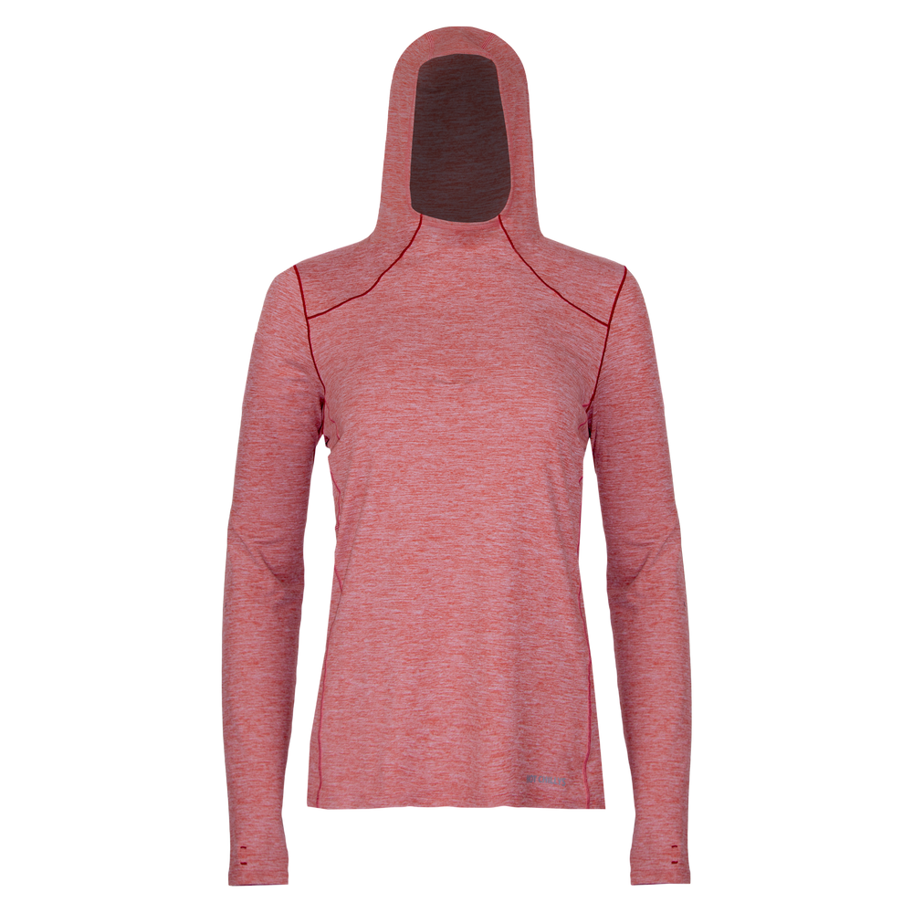 Women's Clima-Tek Hoodie#color_redwood-heather