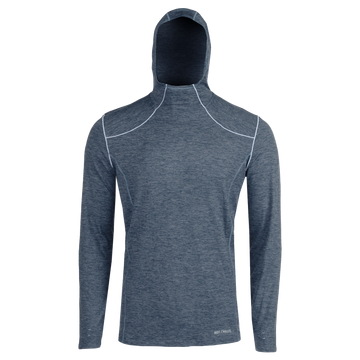 Hot Chillys Men's Clima-Tek Hoodie - Nightfall Heather