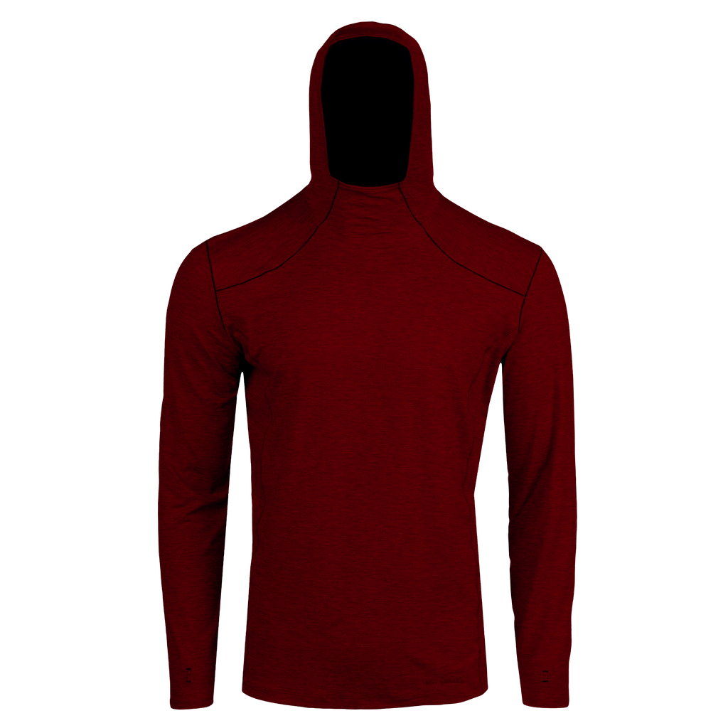 Men's Clima-Tek Hoodie#color_burgundy-heather