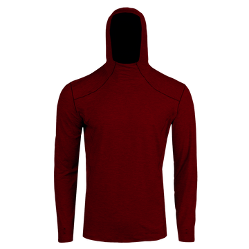 Men's Clima-Tek Hoodie#color_burgundy-heather