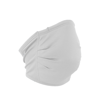 Micro-Elite Chamois Solid Half Mask#color_white