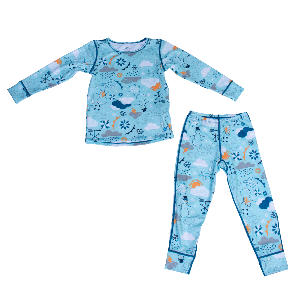 Hot Chillys Youth Originals Toddler Print Set - Science of Weather