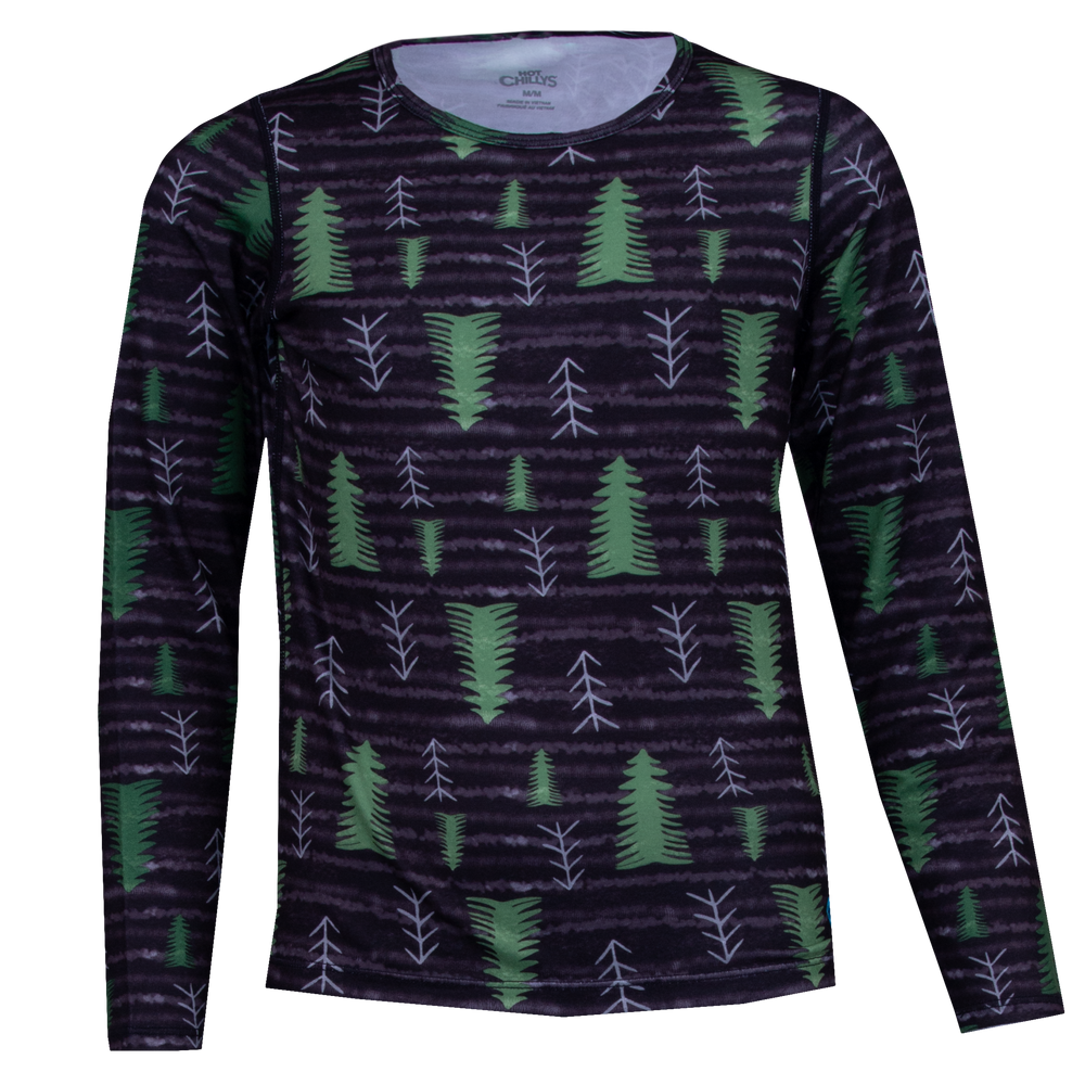 Youth Originals Print Crewneck - Black Pine Tree