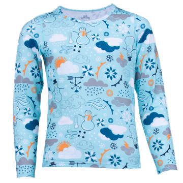 Hot Chillys Youth Originals Print Crewneck - Science of Weather