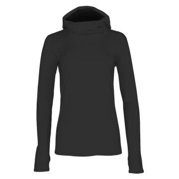 Women's Balaclava Hoodie#color_black