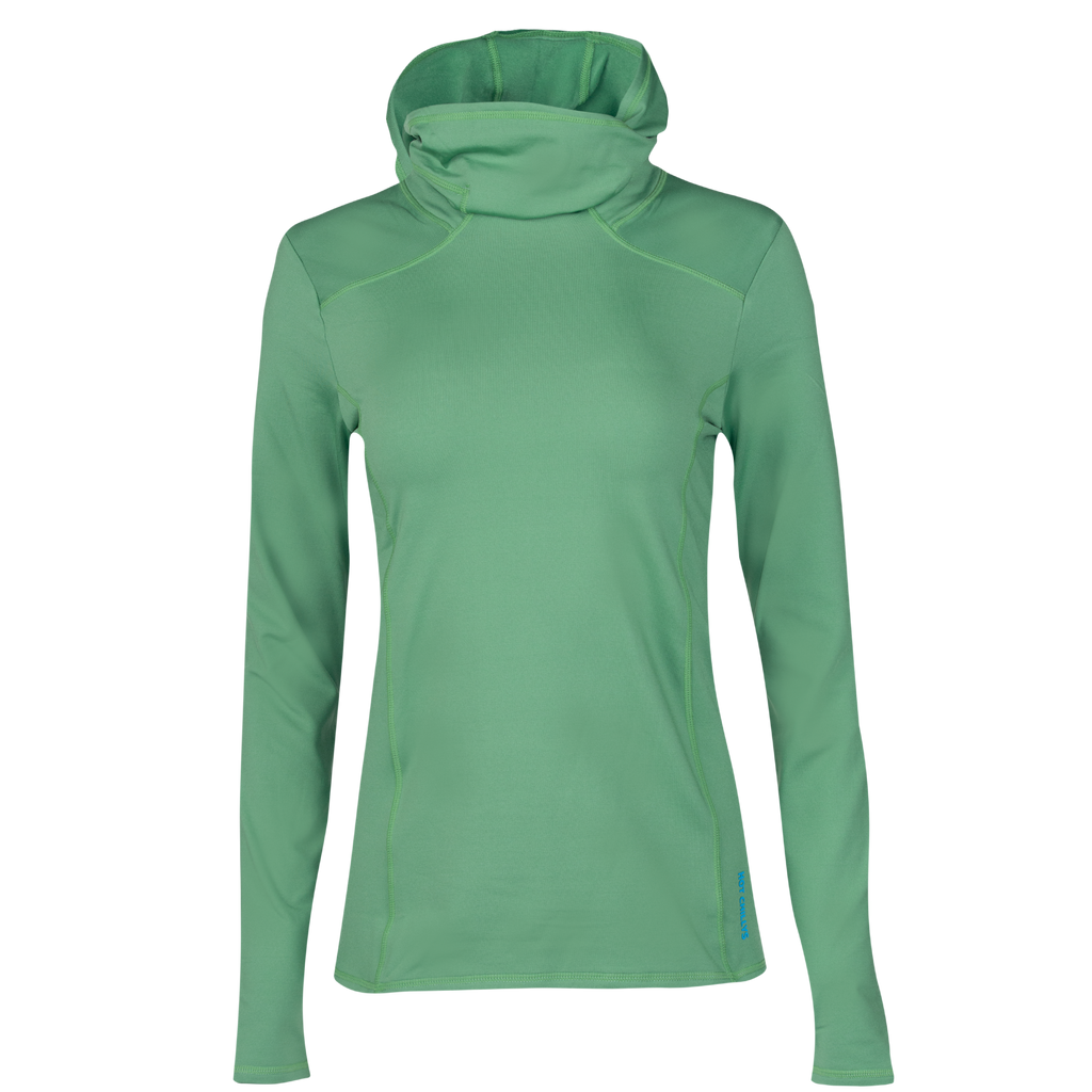 Hot Chillys Women's Balaclava Hoodie - Forest Green