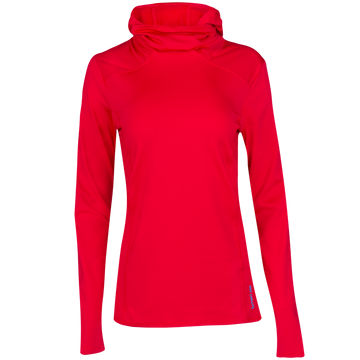 Hot Chillys Women's Balaclava Hoodie - Hot Chillys Red