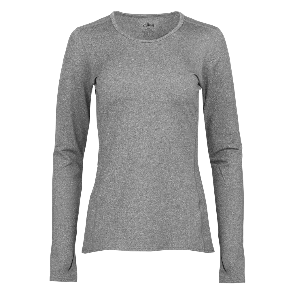 Women's Micro-Elite Chamois Crewneck#color_granite