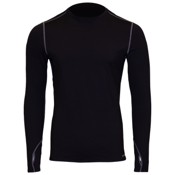 Men's Micro-Elite Chamois Crewneck - Hot Chillys#color_black