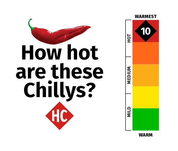 Hot Chillys Warmth Factor Red Ten out of Ten