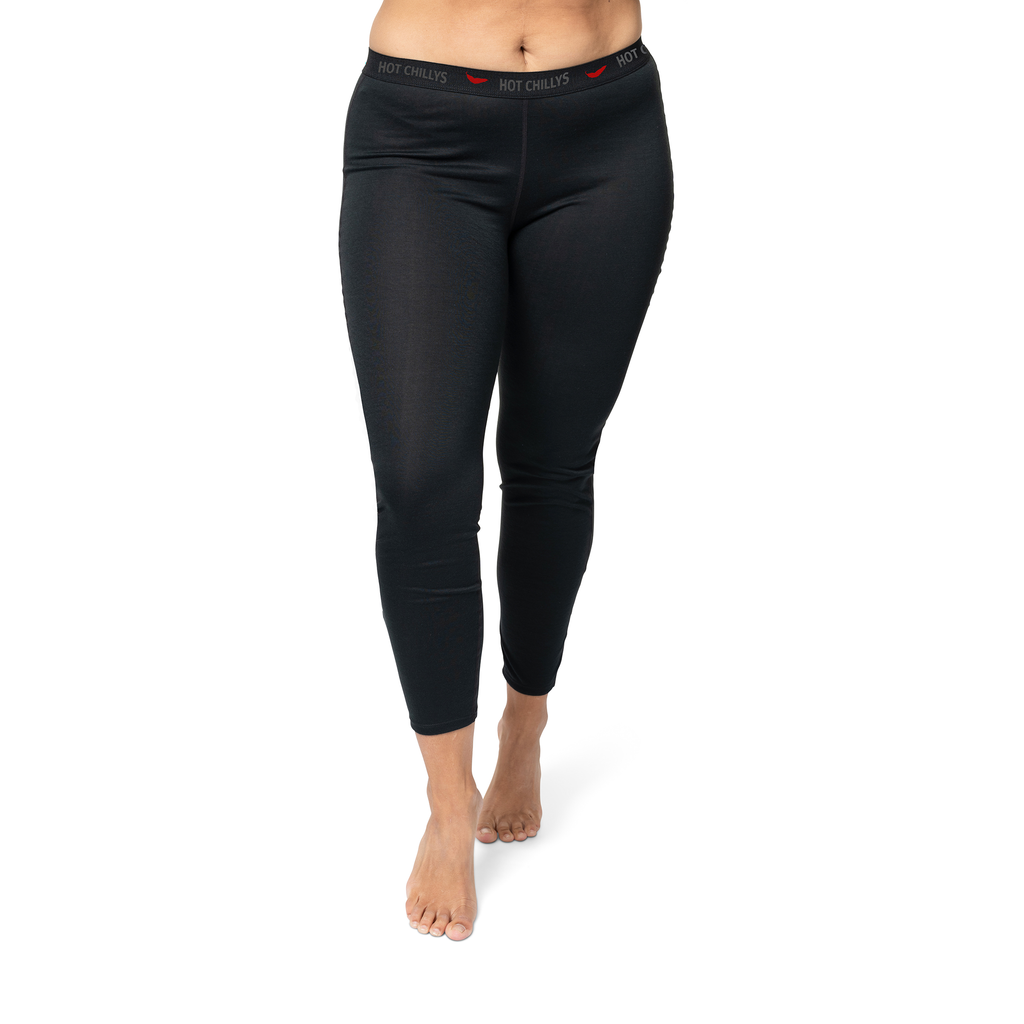 Hot Chillys Women's Pepper Bi-Ply Bottom - Black