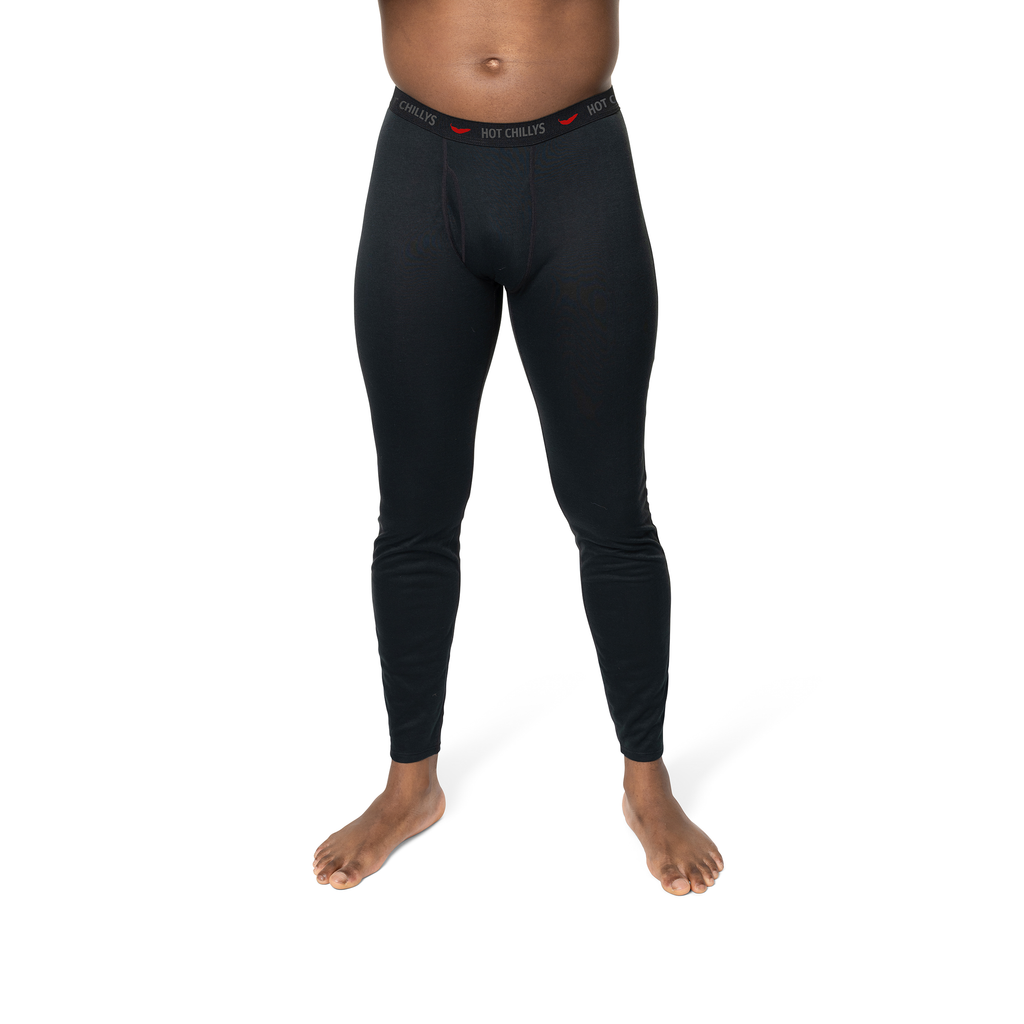 Hot Chillys Men's Pepper Skins Bottom - Black