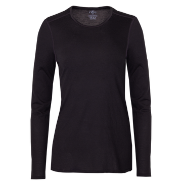 Hot Chillys Women's Pepper Skins Crewneck - Black