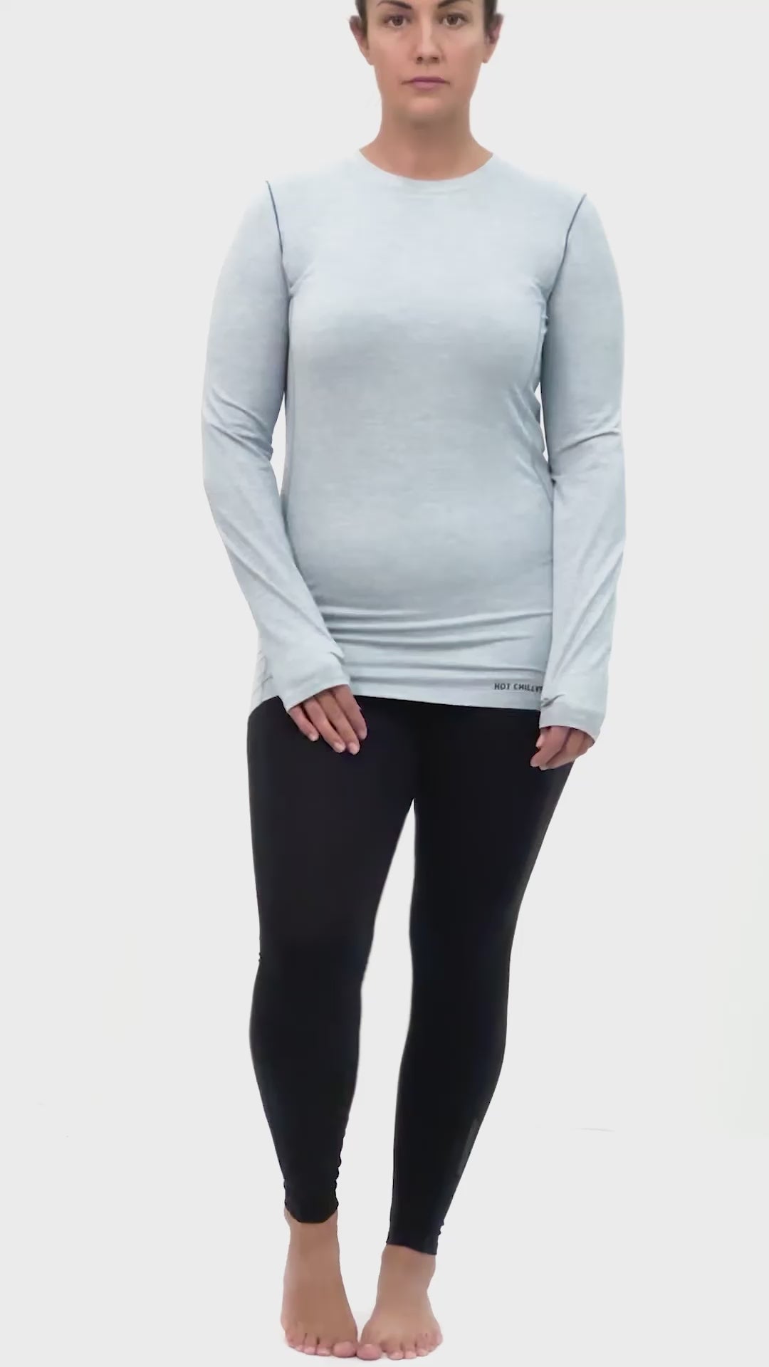 Women's Clima-Tek Crewneck - Ashley Blue Heather