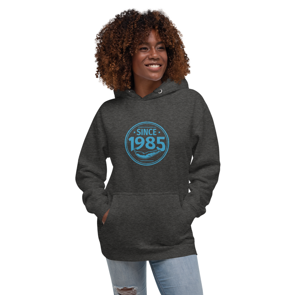 
                      
                        Hot Chillys 1985 Circle Logo Unisex Hoodie#color_charcoal-heather
                      
                    