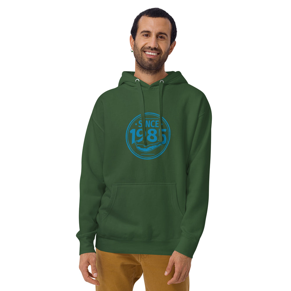 
                      
                        Hot Chillys 1985 Circle Logo Unisex Hoodie#color_forest-green
                      
                    