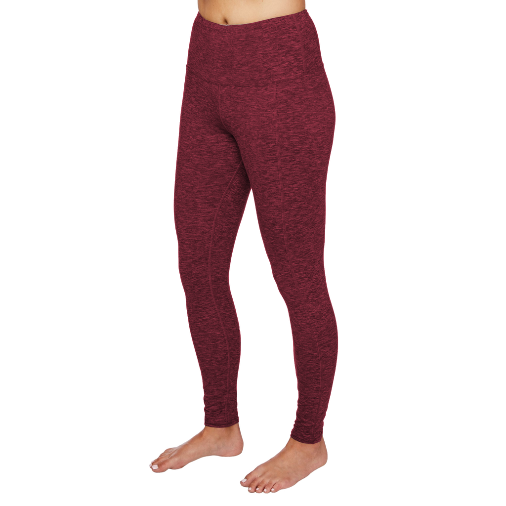 Women's Clima-Tek Tight - Hot Chillys#color_burgundy-heather