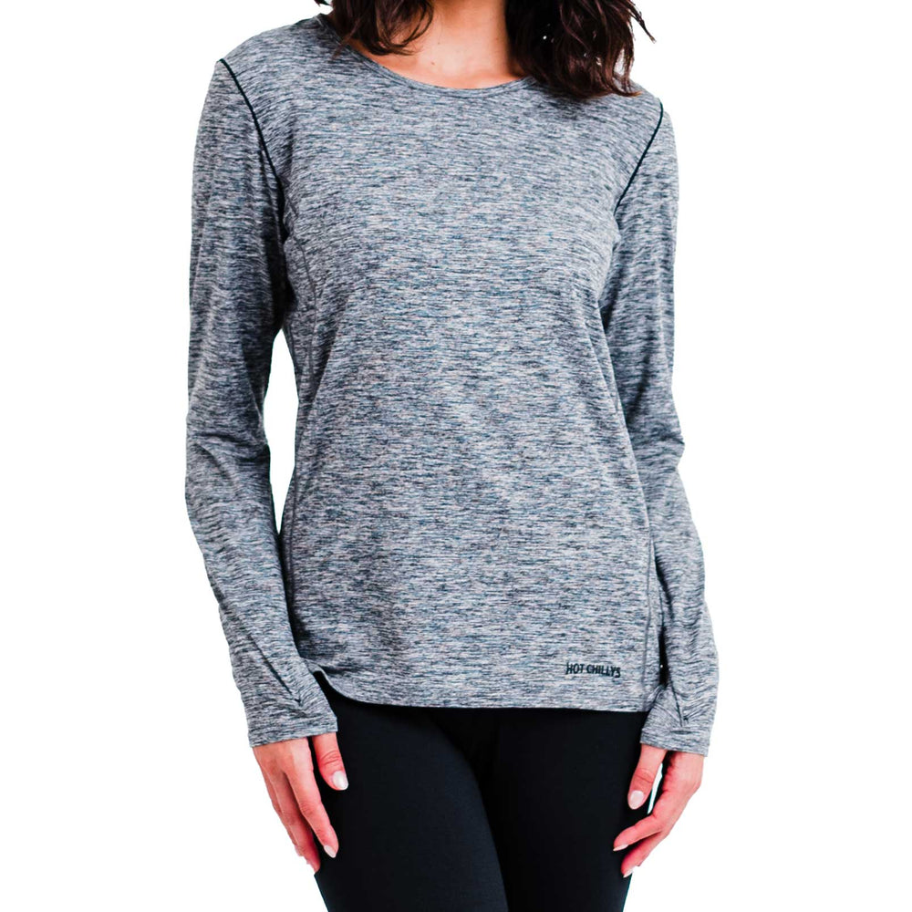 
                      
                        Women's Clima-Tek Crewneck - Hot Chillys#color_grey-heather
                      
                    