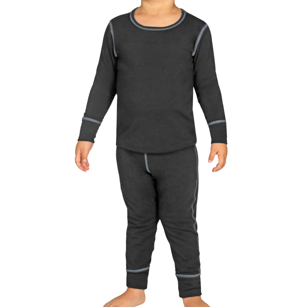 Hot Chillys Youth Originals Toddler Set - Black