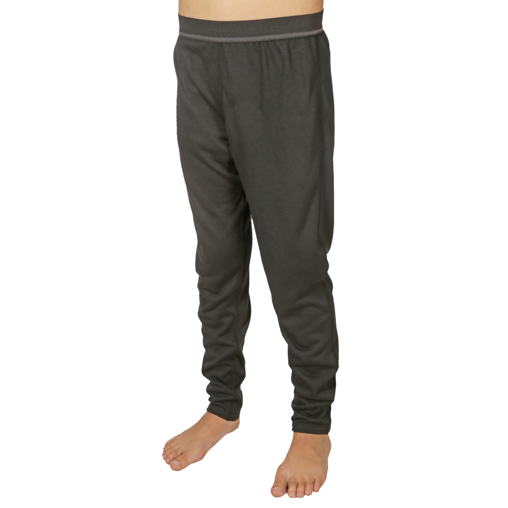 Hot Chillys Youth Pepper Skins Bottom - Black